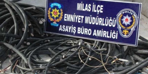 Kablo çalmak için özel makas ürettiler