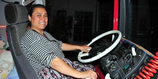 23 yıldır kamyon şoförlüğü yapıyor!