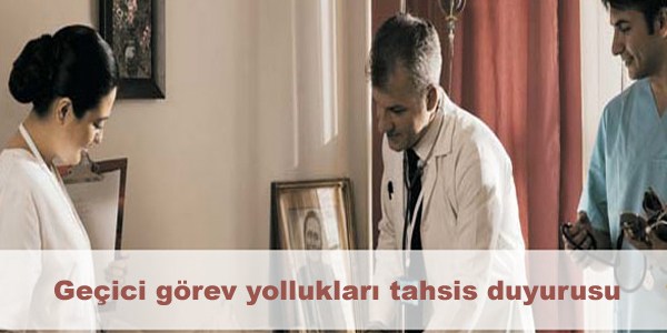 TKHK'den geçici görev yollukları tahsis duyurusu