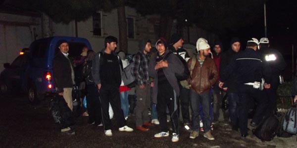 45 kaçak göçmen yakalandı