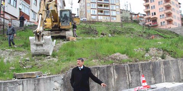 �elale i�in yer teslimi yap�ld�