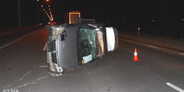 Samsun'da trafik kazaları: 2 yaralı