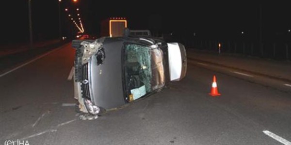Samsun'da trafik kazalar: 2 yaral