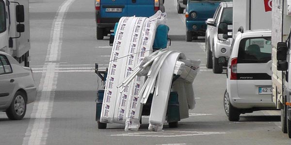 Kulu'da tehlikeli taşımacılık