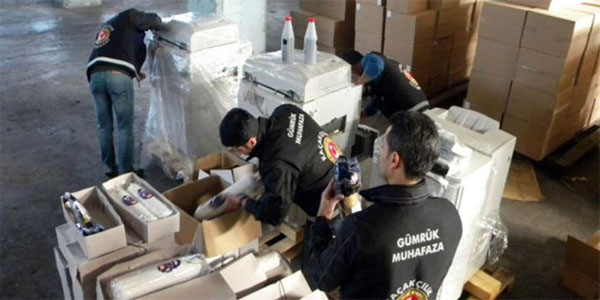300 kilo domuz salamı yakalandı!