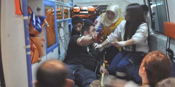 Kızıyla tartışan damadını tüfekle yaraladı