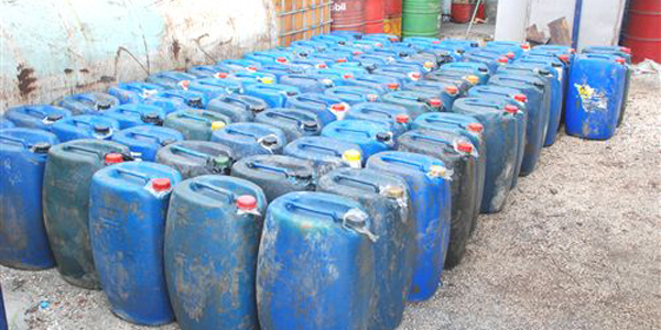 Kırıkhan'da 4 bin 550 litre kaçak mazot ele geçirildi