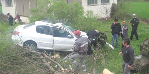 Tokat'ta trafik kazas�: 1 �l�