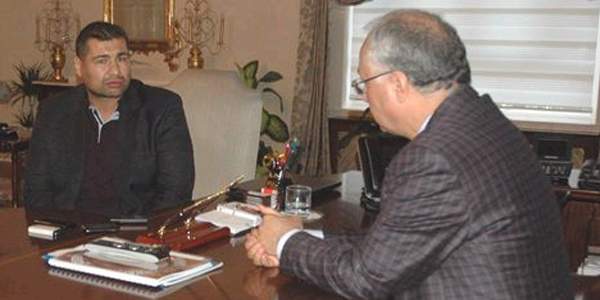 Sinan Şamil Sam'dan Vali Daşöz'e ziyaret
