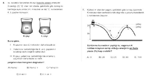 YGS, Fizik'te 2 hatal� soru iddias�