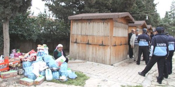 Dükkanının kapatılmaması için direndi
