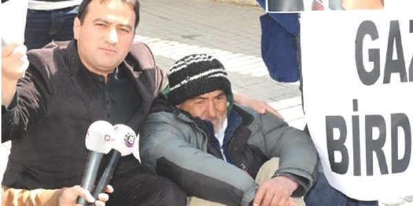 Belediyenin evsizleri sokağa attığı iddiasıyla protesto