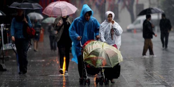 Meteoroloji'den 'kuvvetli yağış' uyarısı