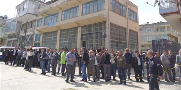 Tekstil atölyesinde korkutan yangın