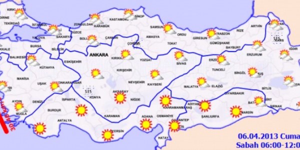 Havalar nasıl olacak?-HARİTALI