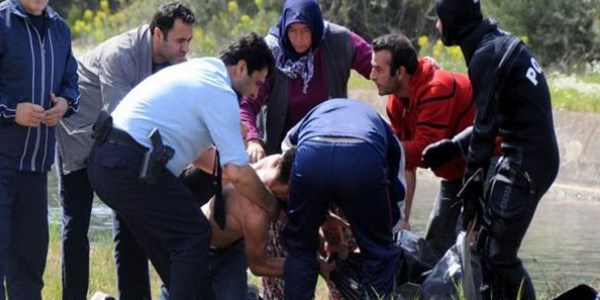 Kanala düşen ayakkabısı sonu oldu