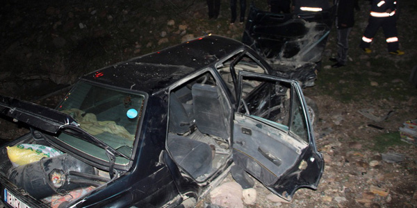 Bakent'te trafik kazas: 2 l, 2 yaral