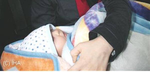 Silivri'de 3.5 aylk bebek gazdan etkilendi