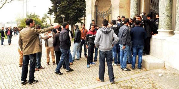 İstanbul Üniversitesi'nde gerginlik/Video
