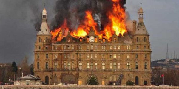 Haydarpaşa Garı'nda yangın keşfi