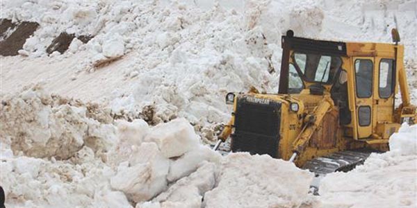 Bitlis'te karla mücadele çalışması