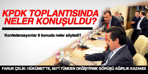 Faruk Çelik: 657'yi tümden değiştirmek istiyoruz