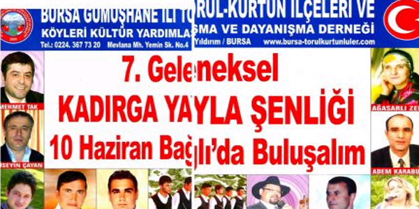 Kürtün'de yayla şenliği tarihleri belli oldu