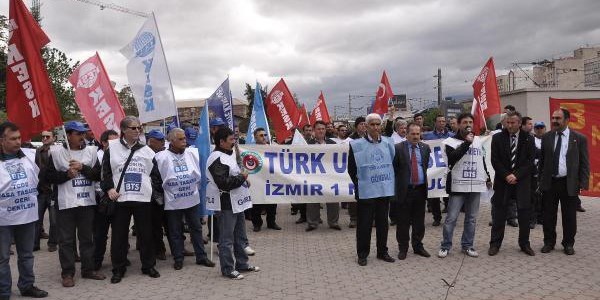 Demiryolu çalışanlarından bir günlük İş bırakma eylemi/Video