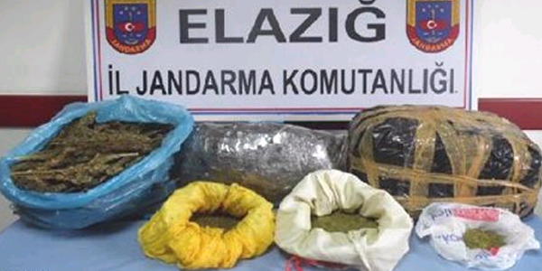 ��renci evinde 15 kilo 800 gram esrar ele ge�irildi