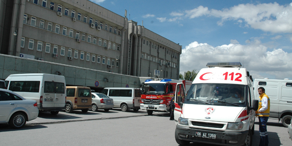 Ankara Emniyet Müdürlüğü'nde intihar girişimi