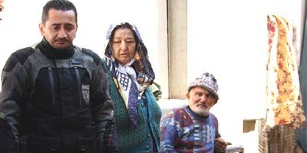 Alo oğlum, evimiz yandı