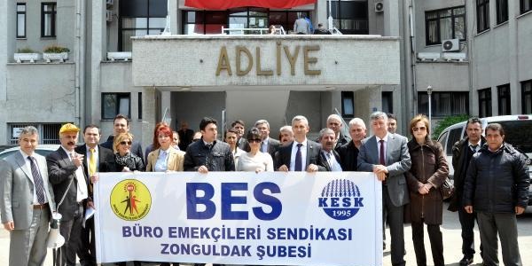 Zabıt katiplerine sınav genelgesi protesto edildi