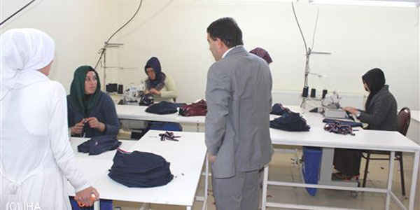 Tekstil fabrikası yeniden açıldı