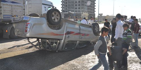 Silopi'de trafik kazası: 1 yaralı