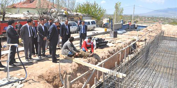 Sazlıca kasabasına 12 derslikli okul temeli atıldı