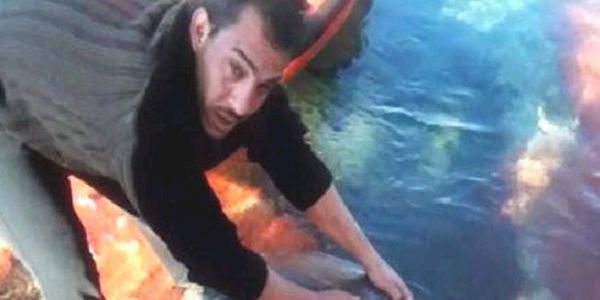 Ağa takılan caretta kurtarıldı