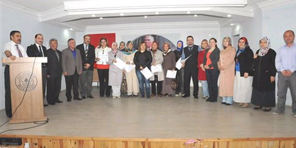 Kosgeb Kızılcahamam'da sertifika dağıttı