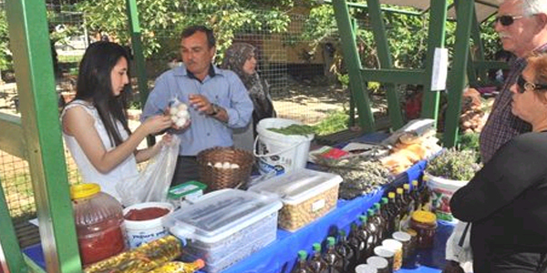 Belenbaşı organik pazarına kavuştu
