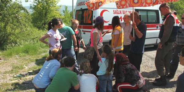 Ereğli'de kaza: 5 yaralı