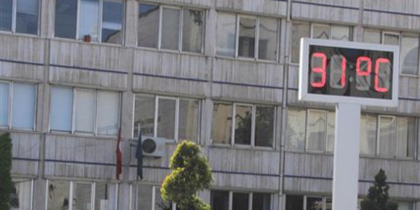 Samsun'da hava sıcaklığı 31 dereceyi buldu