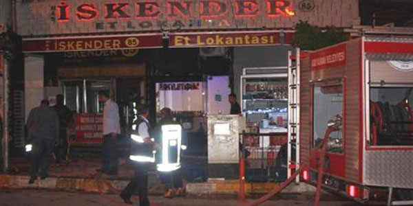 Adıyaman'da işyerinde yangın paniği