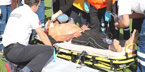 Damdan d��en vatanda� a��r yaraland�