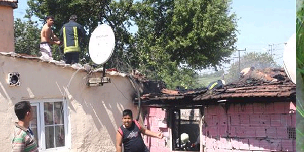 Elektrikli soba evi k�l etti