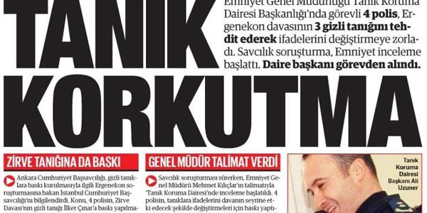Tanık Daire Başkanı görevden alındı