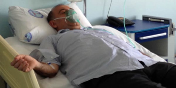 Gazdan etkilenen G�rsel Tekin hastaneye kald�r�ld�/ Video