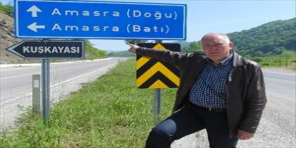 Amasra, ilçe tabelası için ayaklandı