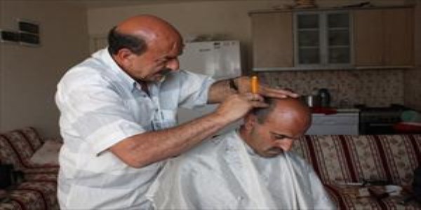 �ank�r� Belediyesi'nden 'evde berber hizmeti' uygulamas�
