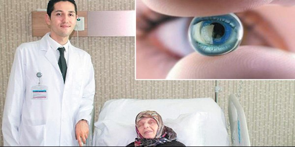 Bir korneayla iki hastaya ışık oldu