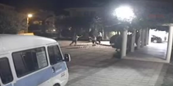 Zabıta memuru dehşet yaşattı/ Video