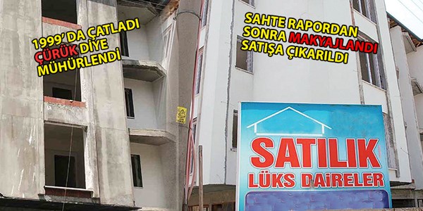 Akademisyen r��vet ald�, hasarl� binaya sa�lam raporu verdi